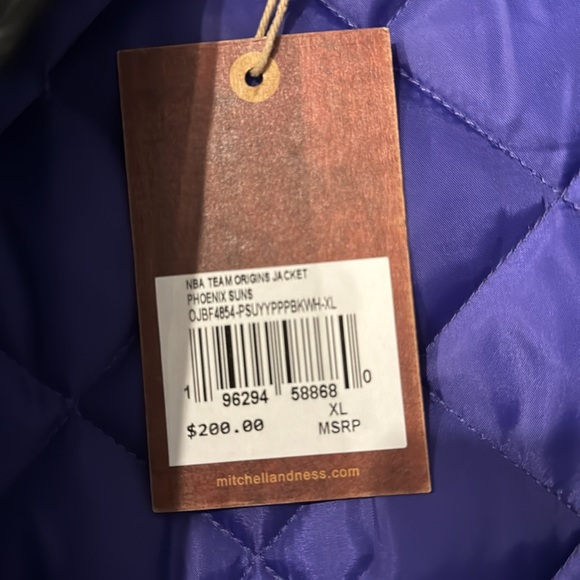 Mitchell and Ness Men’s Phoenix Suns Jacket - Brand New - XL - Picture 3 of 9